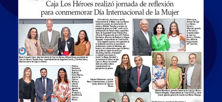 REDMAD en El Mercurio por panel de conversación de Caja Los Héroes